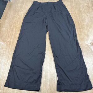 Lululemon Women’s Black Pleat Front High Rise Trousers Size 12